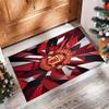 Tappeto in Flanella Stampato Manchester United Antiscivolo Morbido Poliestere Tappeto per Pavimento Tappetino Decorativo per Interni per Camera da Letto Soggiorno Divano