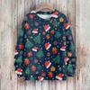 Christmas Sweatshirts For Women Knit Sweater Cute Shirt Fall Crewneck Pullover Tops