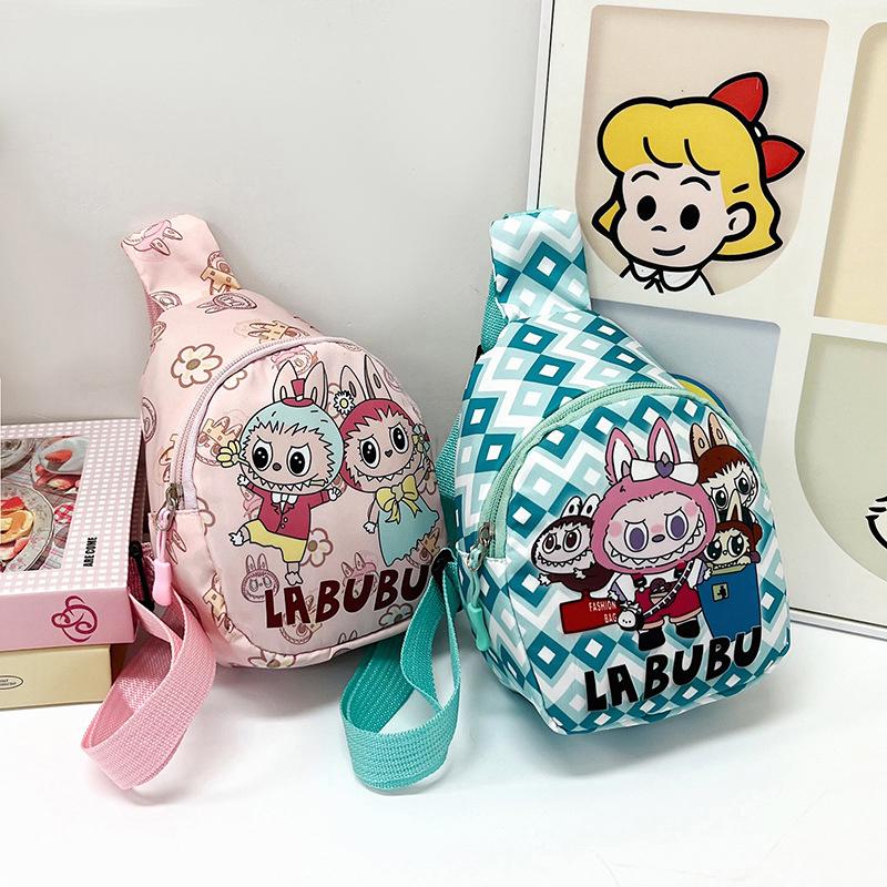 Kawaii Children Bag Chest Bag Cartoon Girl Accessories Bag Shoulder Crossbody Bag Gifts Travel Storage Bag