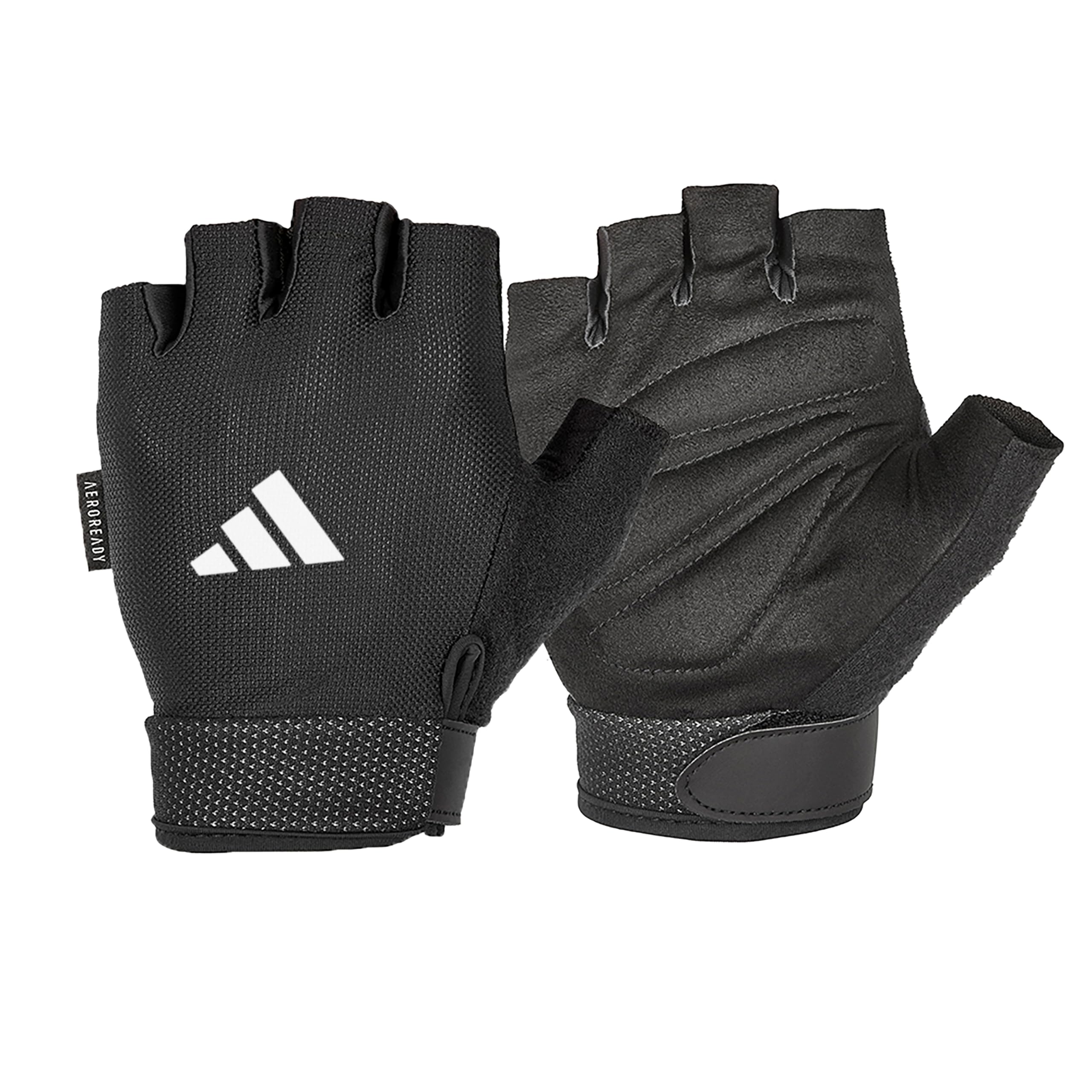 

Adidas Тренировочные перчатки белые M Essential Регулируемые перчатки ADGB-12424 белый