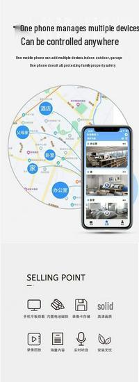 Prizsiz Kablosuz Kamera: Telefon Bağlantılı Uzaktan İzleme, İç/Dış Mekan Kullanımı İçin, WiFi Gerekmez