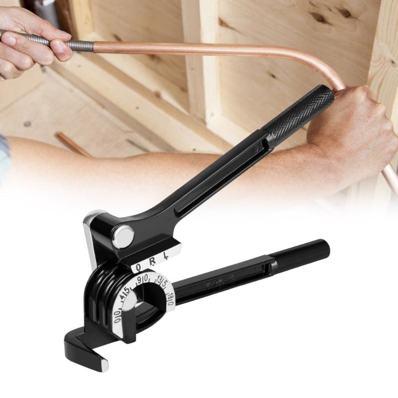 Industrial Aluminum Tube Bender 1/4" 5/16" 3/8" 180 Degree Ergonomic Handle For Metalworking Maintenance Projects