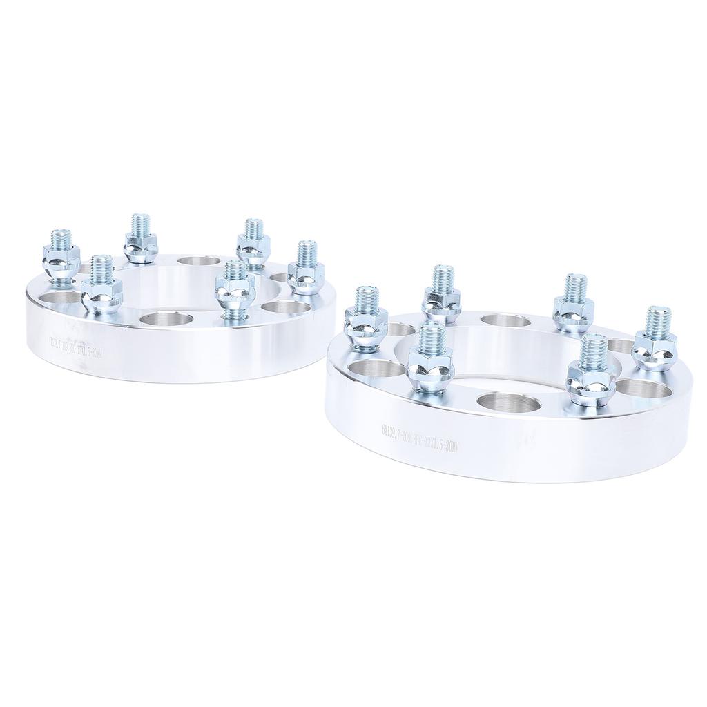 4PCS 30MM 6 Stud Wheel Spacers Aluminium Alloy Wheel Spacers Adapters Replacement for   L200
