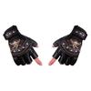 Punk Motorcycle Gloves Half Finger Wear-resistant Flexible Dexterous Gloves