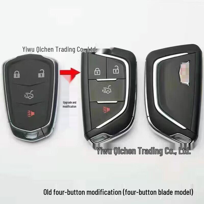 

Замена и обновление корпуса ключа Cadillac ATS/LSRX для XTS/CT6/XT5 4-Key Modified Shell