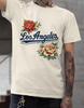 Los Angeles-Unisex Garment-Dyed T-shirt