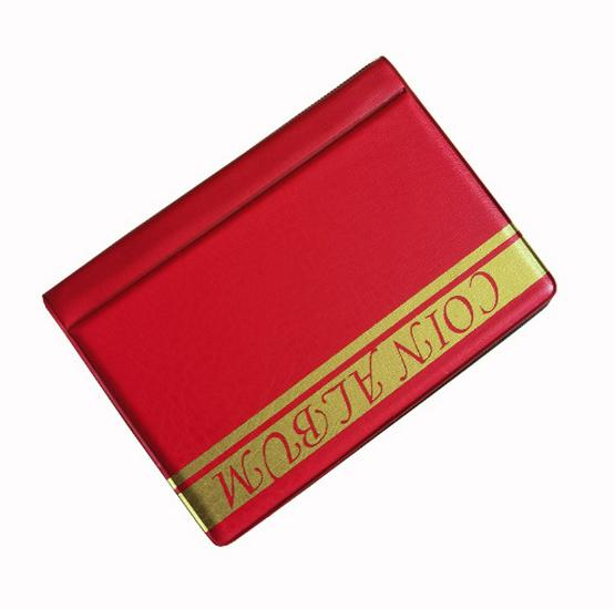 PVC Coin Album: Portable 10-Page, 24-Grid Storage for Coin Collection
