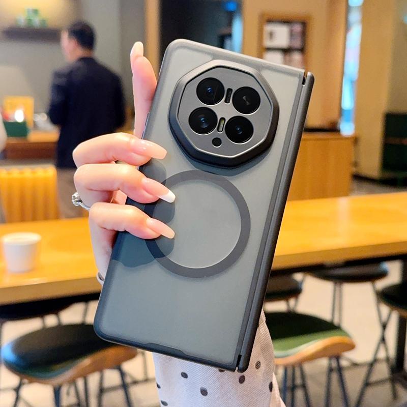 For Honor Magic V6 V5 Matte Texture Magnetic Foldable Shockproof and Anti-Oxidation Phone Case