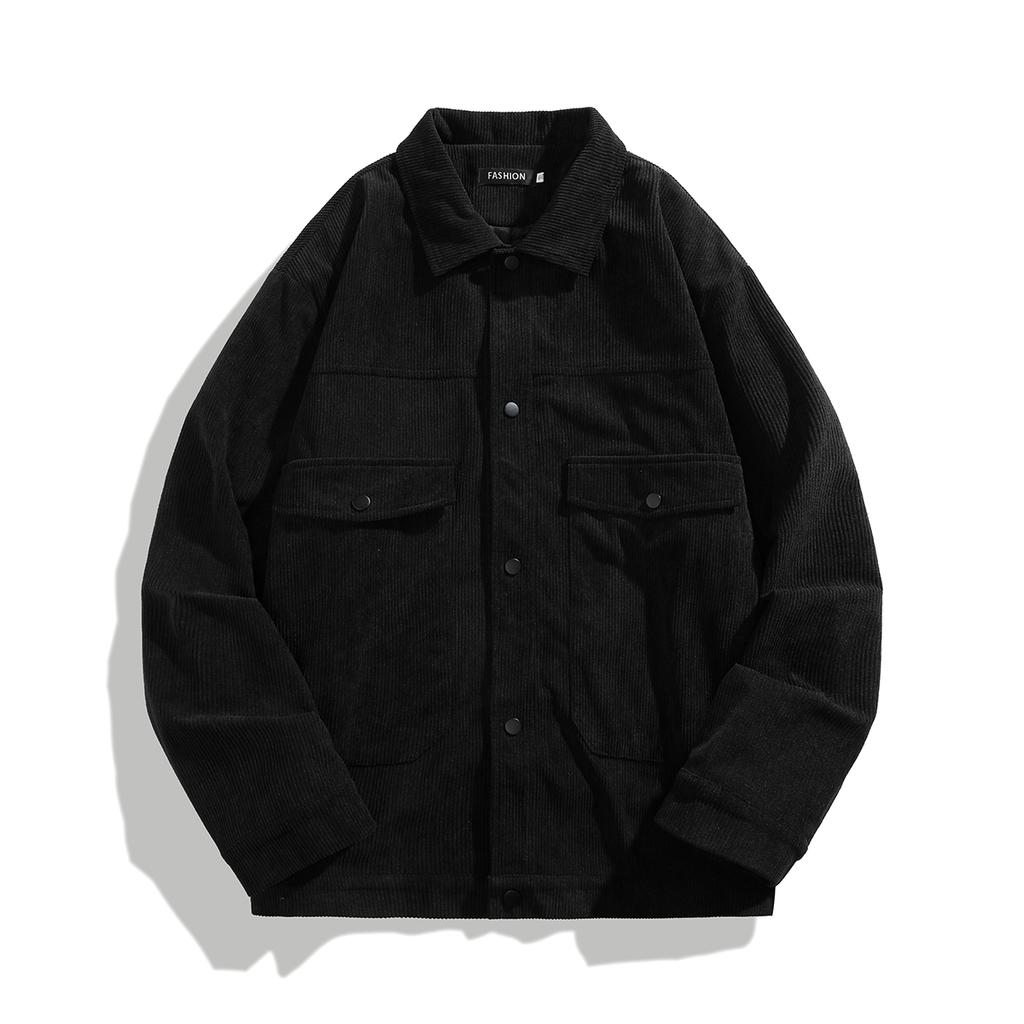 2025 Men Casual Corduroy Jacket Men Spring Autumn Loose Fit Comfortable Fashion Jacket Male Vintage Loose Outwear Coats