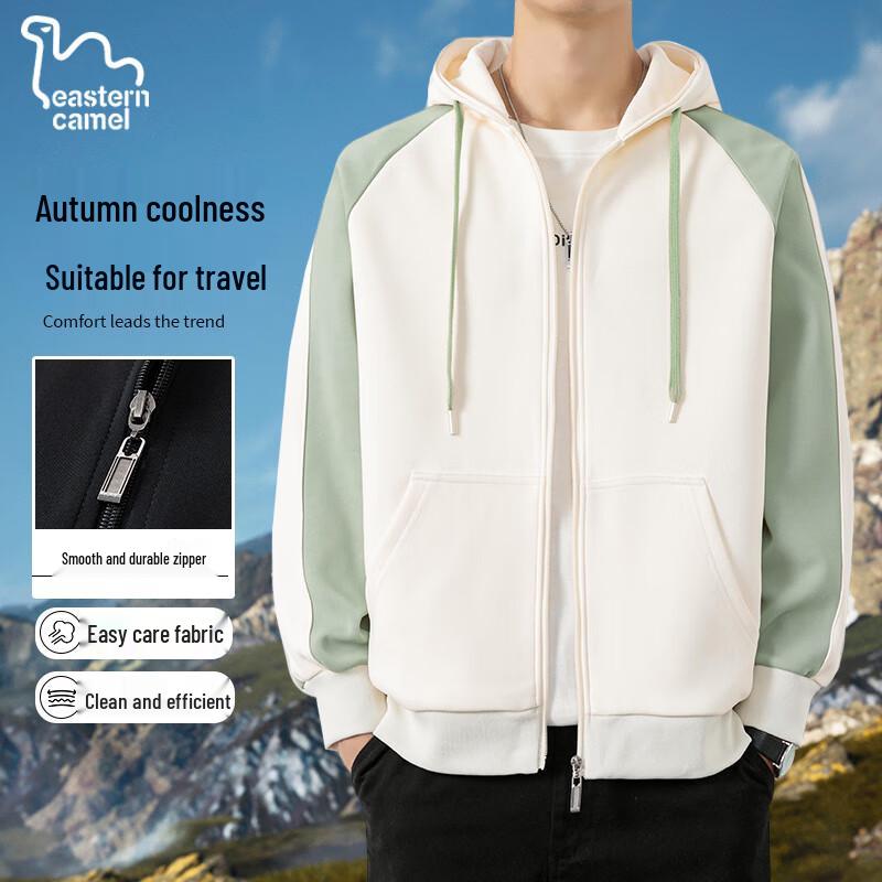 

EASTERN CAMEL Men s Hooded Color Block Jacket 4XL