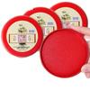 Portable Quick-Dry Red Ink Pad for Office Stamps & Finance