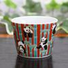 Waza No Kura Soba Choko, Stylish Kutani Ware Soba Choko with Panda Design, High-Quality Japanese Tableware, Made In Japan, Perfect As a Birthday Gift,