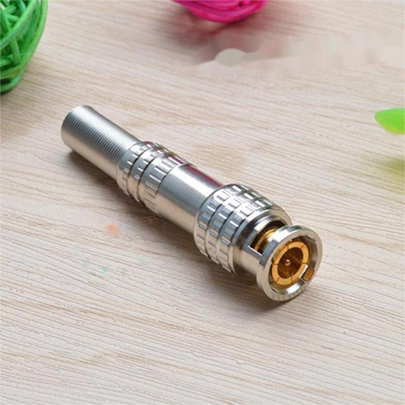 Secure Screw Lock BNC Connectors for Home Security Cameras Solderfree Screw-lock Terminals Coaxials Adapters