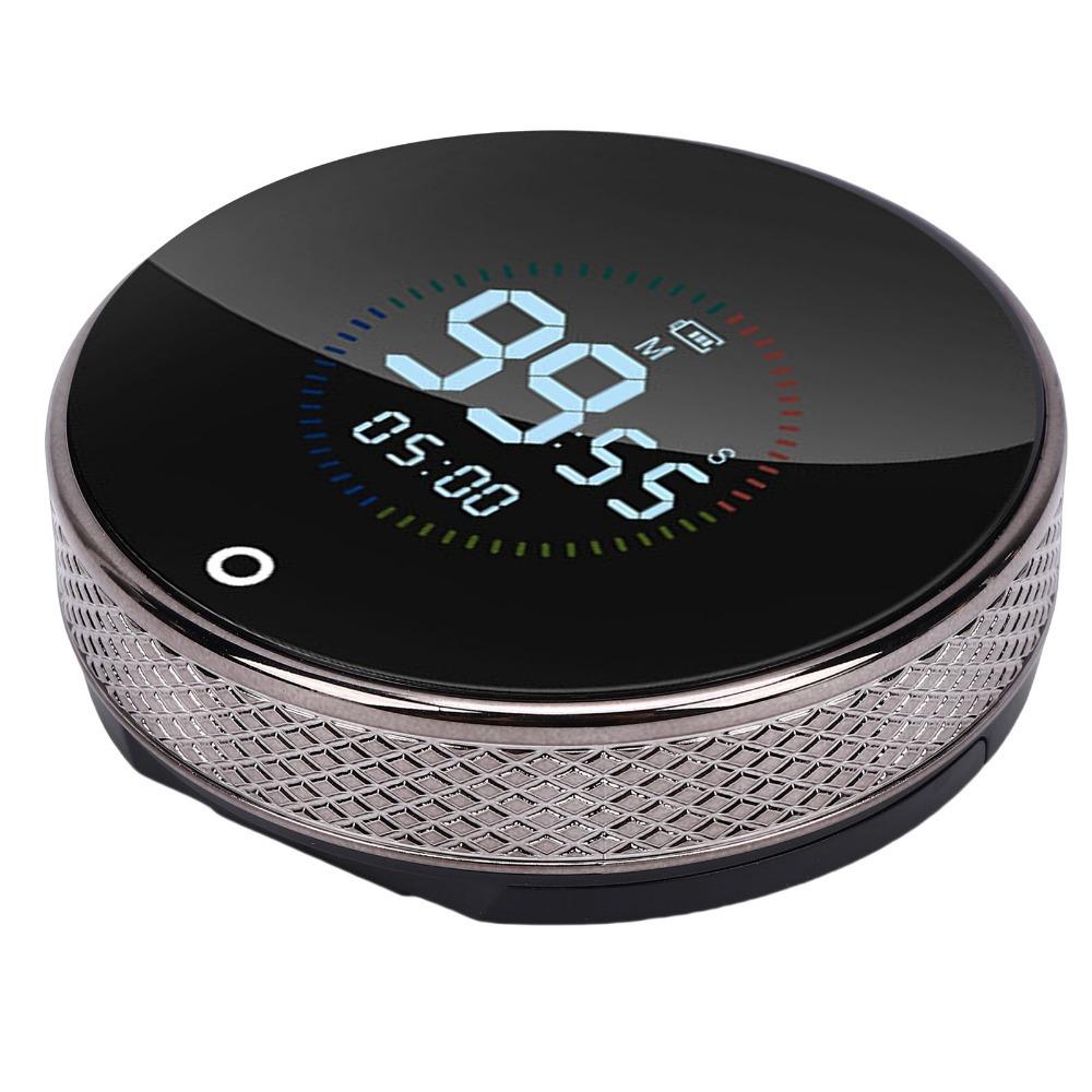 USB Charging Digital Clock Magnetic Suction Self-discipline Timer Rotary Timer Student Study