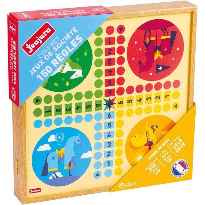 Coffret de jeux classiques - JEUJURA - 150 règles - Dès 3 ans