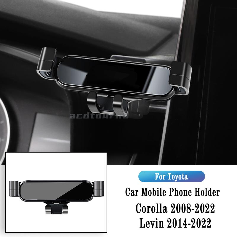 Car Phone Holder For Toyota Corolla - Levin 2014- Gravity Navigation Bracket Gps Stand Air Outlet Clip Support Mount