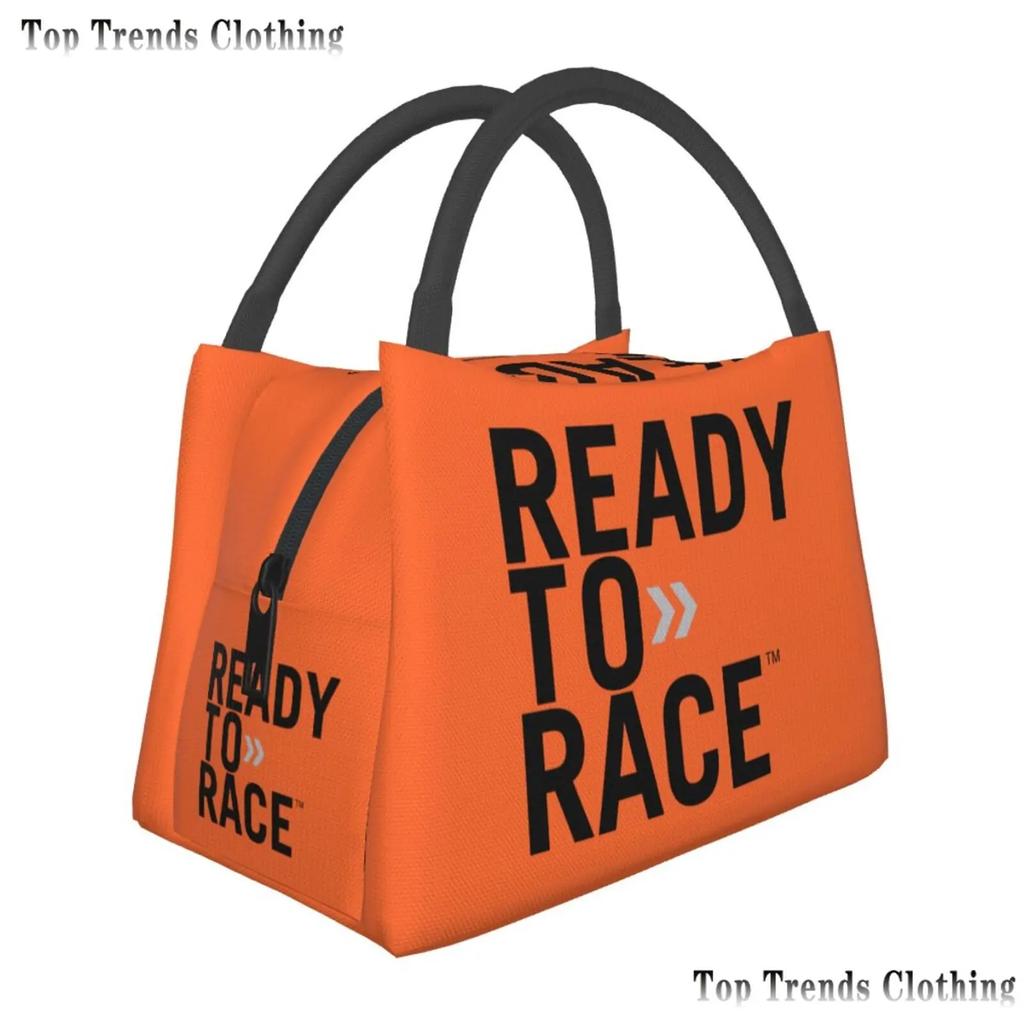 Ready To Race Thermal Insulated Lunch Bag Enduro Cross Motocross Bitumen Bike Life Resuable Lunch Container Storage Food Box