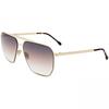 Isabel Marant 61 Mm Grey Sunglasses Gold Brown