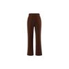 New Knitted Sports Pants Women's Bitter Coffee Brown A11W441608F-BN