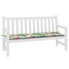 Garden Bench Cushion Multicolour 150x50x4 Cm Oxford Fabric