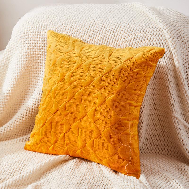Twist KnittingPlush Pillow Case Vintage Knitted Cushion Cover Simple Cushion Plush Pillowcase Headboard Back