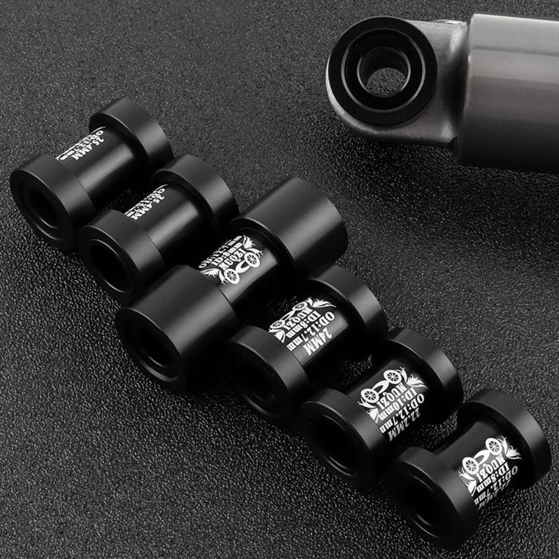 Anti-rust Mountain Bike Rear Shock Bushing Soft Tail 22 24 32 44mm DU Bushing 50 52 54 68mm Shock Absorber Sleeves