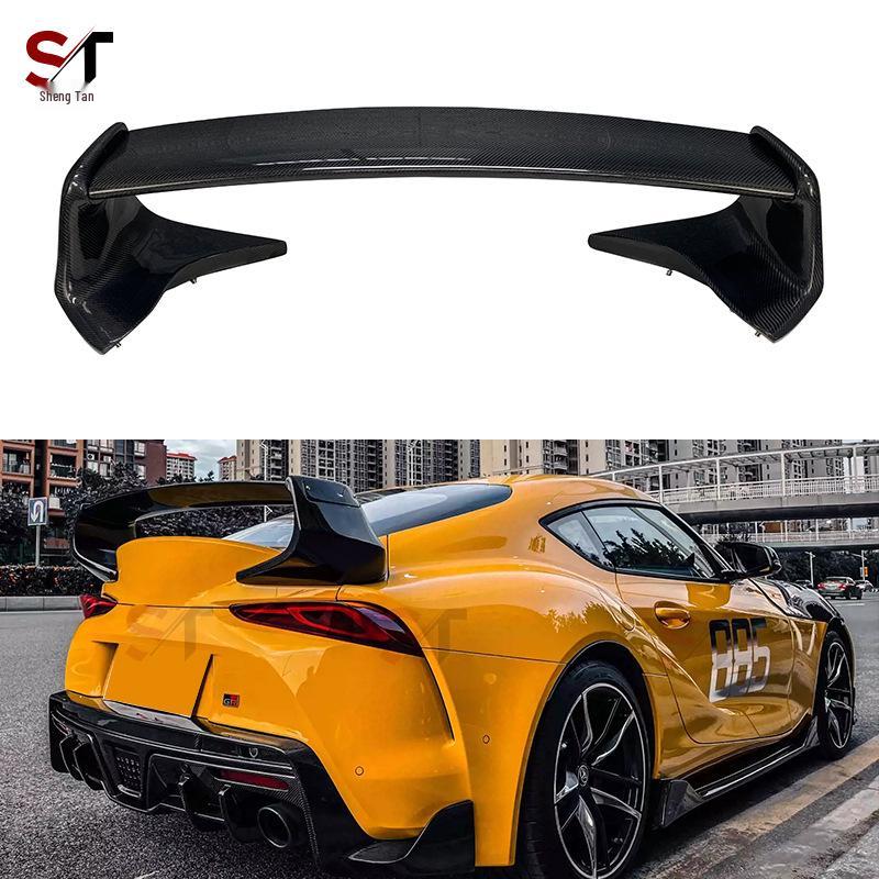 Toyota Supra A90 A91 Carbon Fiber Rear Spoiler Diffuser Wind Deflector Modification