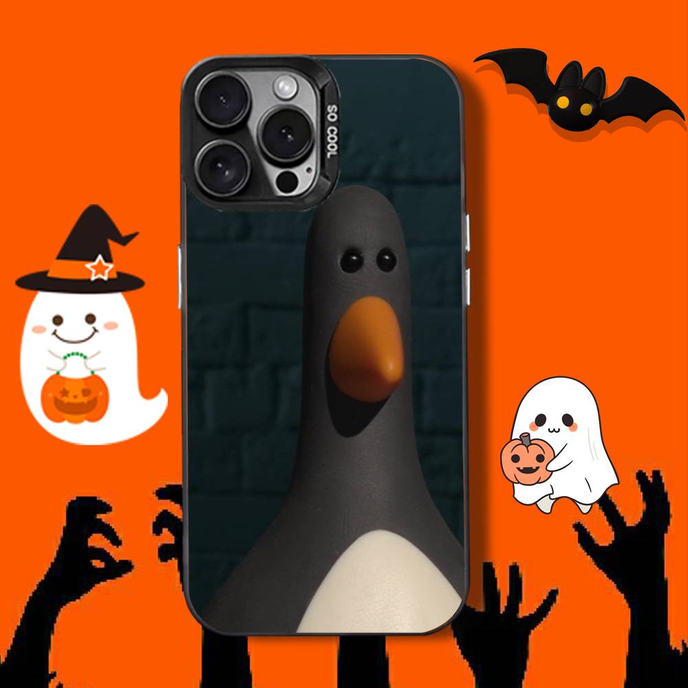 WallaceS GromitS Feathers-s Phone Case For iPhone 16,12,13,17,15,1,11,Mini,Pro,SE,XS,MAX,Black Matte Silicone Cover