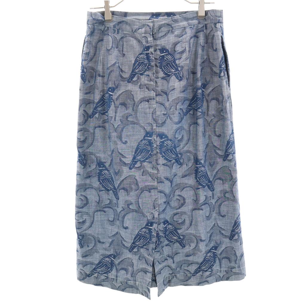 45R made in Japan Overall handle Mimole length skirt 3 Navy Women Used