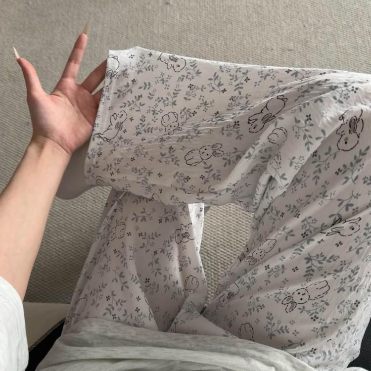 2026 New Style Lounge Pants for Women Loose Fit Wide Leg Casual Pajama Pants for Outdoor, Campus, Home