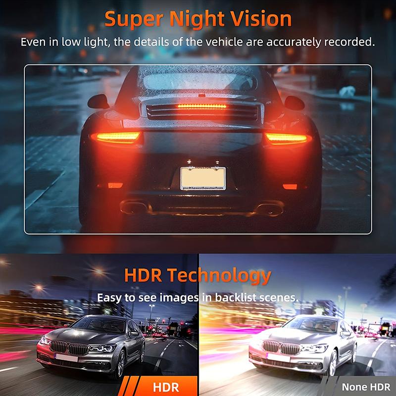 Car Dvr WIFI Video Recorder Dashcam 3 Channel 1080P Dash Cam for Cars GPS Rear View Camera for Vehicle Black Box Car Accessories