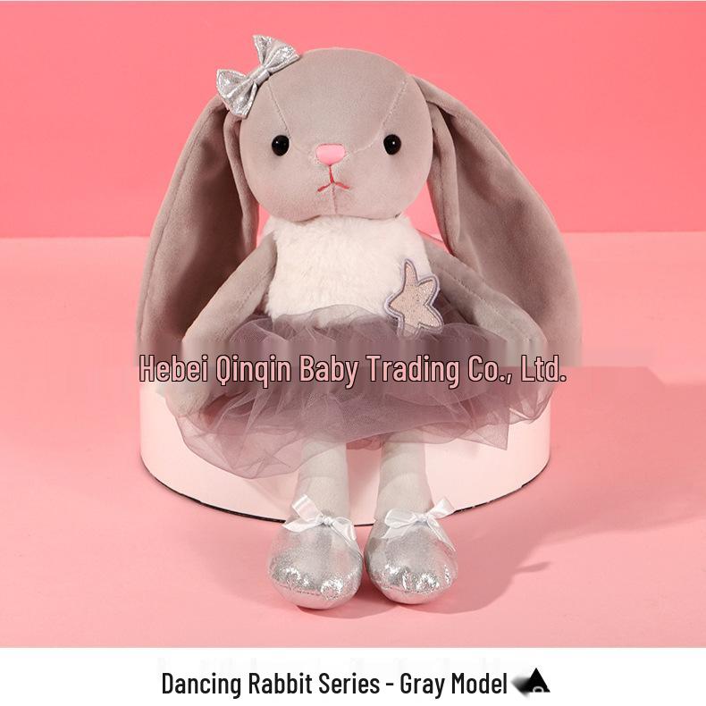 Cute Ballet Rabbit Plush Toy - Little Bunny Stuffed Animal Doll for Girls' Birthdays