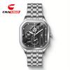 Luxury Men Clock Luminous Calendar Week Man Wristwatch Sports Stainless Steel Quartz Men's Watches