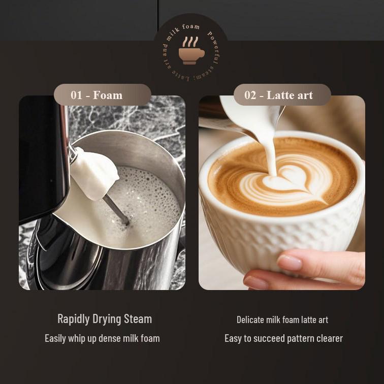 20Bar Espresso Machine with Touch Screen & Milk Frother - Ideal for Home or Office