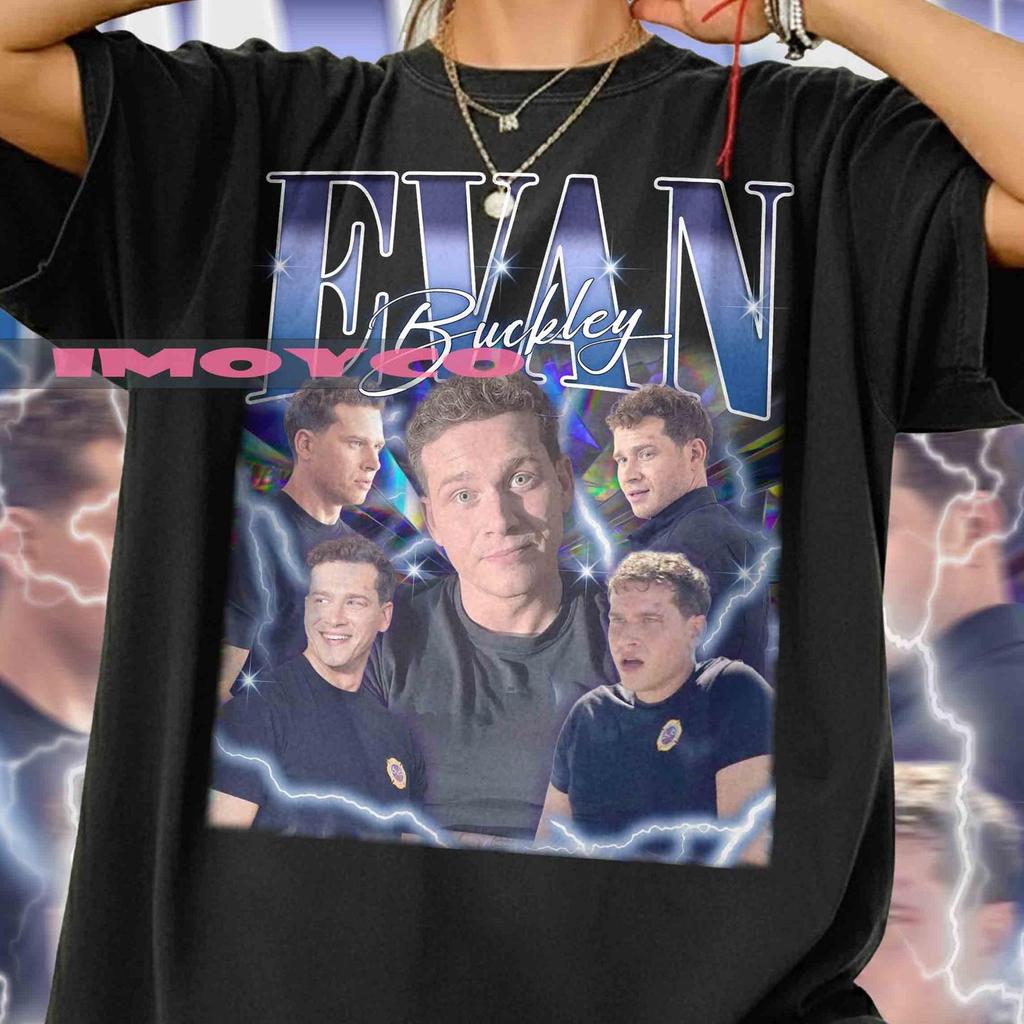 Limited Evan Buckley 90s Style T-shirt