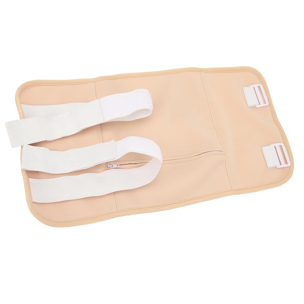 Castor Oil Packs Skin Friendly Adjust Size Reusable Washable Castor Oil Wrap for Neck Waist Skin Color