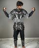 Moria Dwarf Armor Outfit, Medieval Blackened Steel Warrior Suit for Cosplay and Reenactment