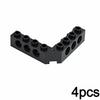 4Pcs MOC Technical Thick Buildings Blocks 5 x 5 Right Angle L-shaped Holes Bricks Bulk GBC Toys For High-Tech Compatible 32555