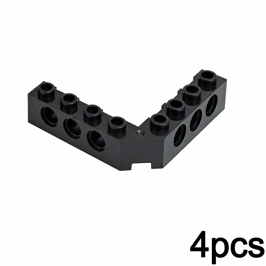 

4Pcs MOC Technical Thick Buildings Blocks 5 x 5 Right Angle L-shaped Holes Bricks Bulk GBC Toys For High-Tech Compatible 32555