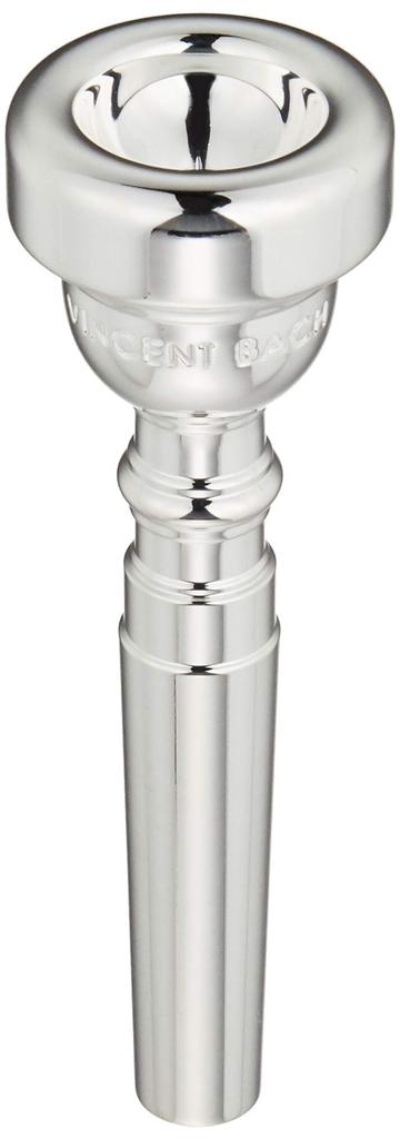 Bach Back Trumpet Mouthpiece 1 Silver Plated Finish S6511HC6 [Symphonic] 1/2C/26/24