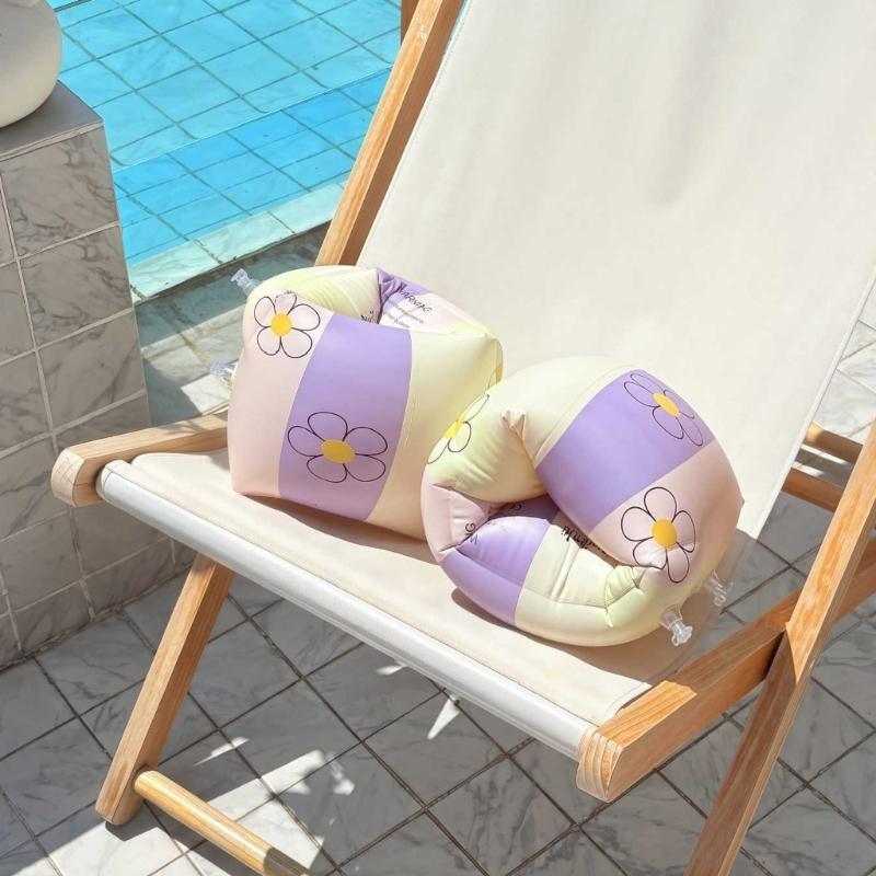 Swimming Arm Rings Inflatable Pool Float Sleeve Floatation Water Play Equipment for Kid Learning To Swim