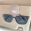 AHD1 Car Leathers Glasses Clip Sun Visor Sunglasses Card Box For Kia Morning Picanto Rio Stonic Sportage Ceed Optima Forte 5 3 4 K7 K