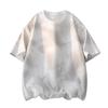 Grote Maat Rond Hals Korte Mouw T-shirt Heren Casual Veelzijdig IJs Ademend Los Top