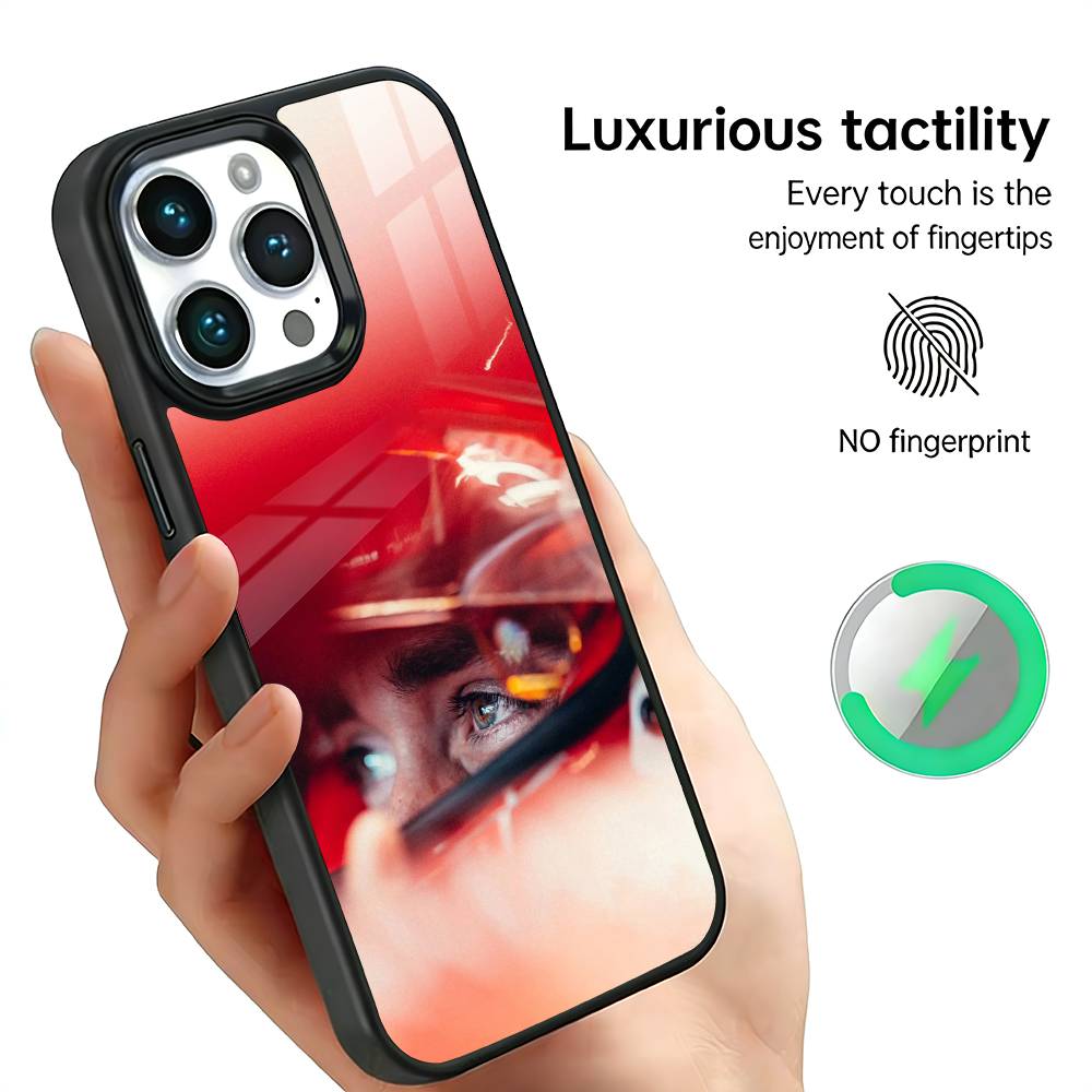 

C-Charles Leclerc 16 Phone Case For IPhone17 16 15 14 13 12 11 Plus Pro Max Plus Wireless Charger Cover Funda iPhone16PRO