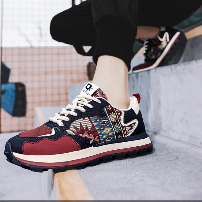 New Men's Casual Sports Shoes Fashion Comfortable Men's Shoes Thick Soles Increase Outdoor Running Shoes