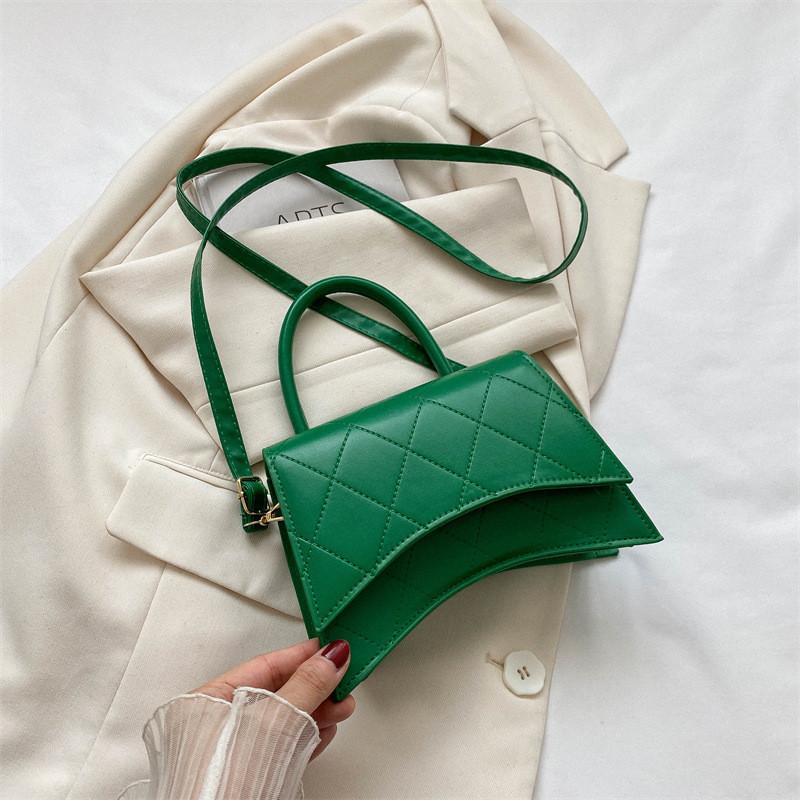 Vintage Chic Small Square Handbag Stylish Pu Leather Tote Bag For Everyday Fashion