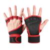 Atmungsaktive rutschfeste Fitness-Halbfingerhandschuhe mit langen Handgelenkstützen für Radfahren, Yoga und Hanteltraining