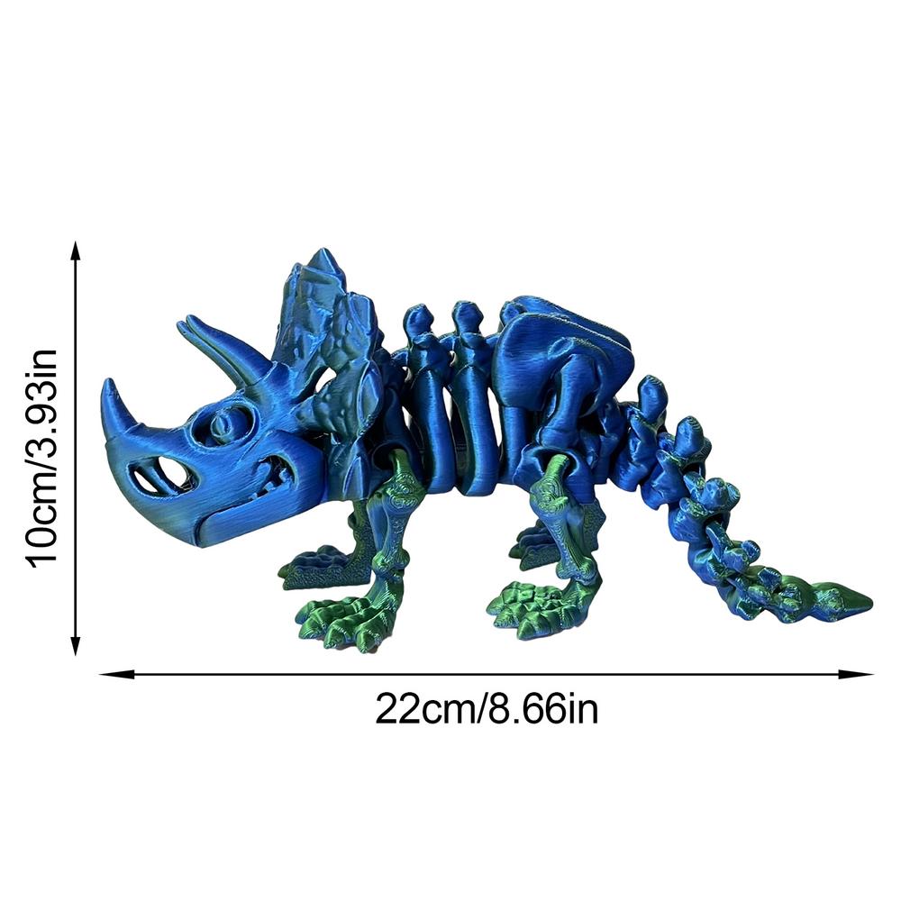 Фигурка-игрушка Череп Трицератопса Модель Трицератопса 3D-печать Фигурка для самостоятельной сборки 3D-печать Для спальни Автомобиля Гостиной