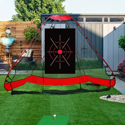 Golf Ziel Tuch Schlagnetz Hängender Kreis Leinwand Schwung Schlag Übung Sport für Fußball Baseball Zielen Ersatz Garten
