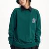 New MLB Sweatshirt Unisex Dark Green 3AMTM0624-50GND